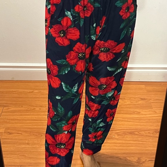 FLORAL STRETCHY PANTS - Picture 6 of 6
